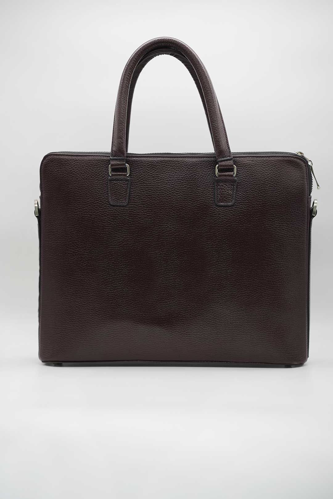 کیف تمام چرم اداری پامچالی - کد 2008